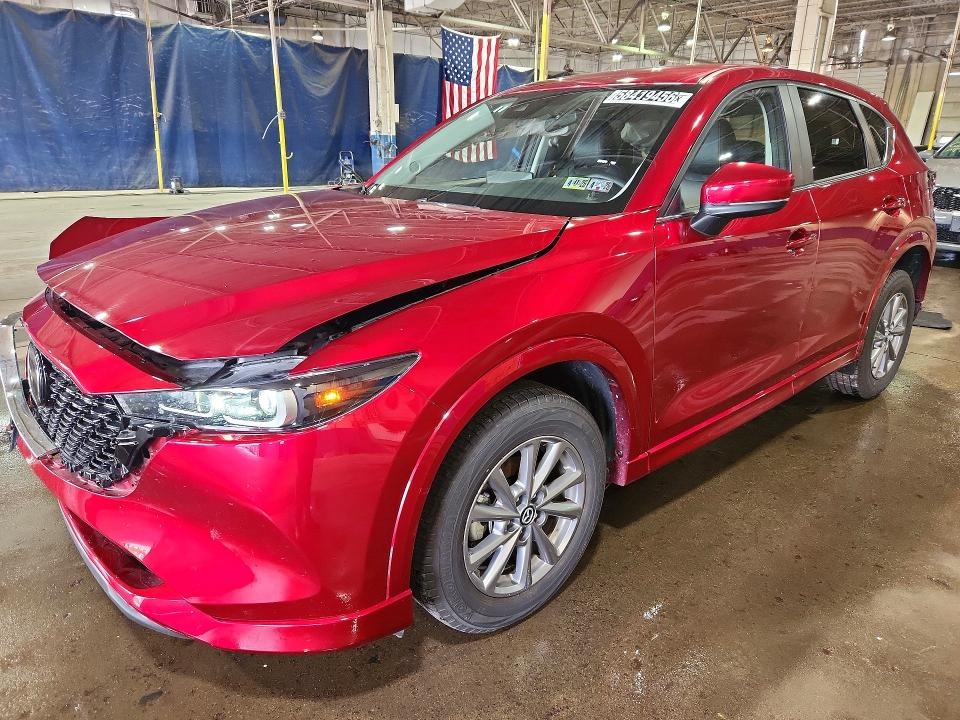 2025 Mazda Cx-5 VIN JM3KFBBLXS0634484 COPART salvage auction — FRONT END, FL - CERT OF TITLE SLVG REBUILDABLE, sold $6,700 on 2026-08-03 (photo 1)