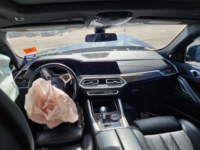 2022 BMW X6 VIN 5UXCY6C01N9L58858 COPART salvage auction — FRONT END, TX - SALVAGE VEHICLE TITLE, sold $400 on 2026-07-21 (photo 8)