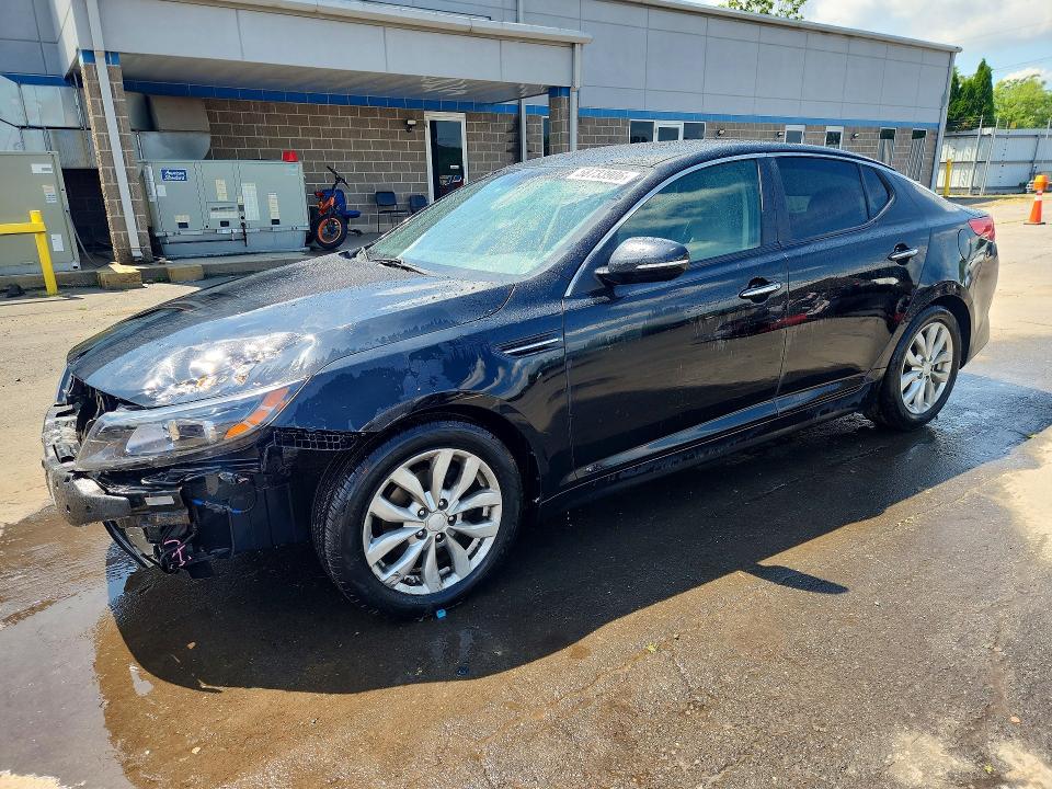 2015 Kia Optima VIN 5XXGM4A78FG505376 COPART salvage auction — FRONT END, Ct - Cert Of Title-Salvage, sold $500 on 2026-07-14 (photo 1)
