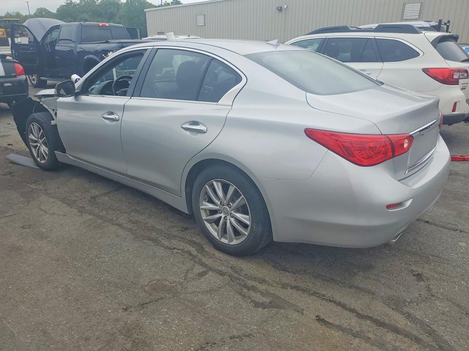2017 Infiniti VIN JN1EV7AR8HM832450 COPART salvage auction — FRONT END, Wv - Salvage Certificate, sold $3,600 on 2026-07-30 (photo 2)