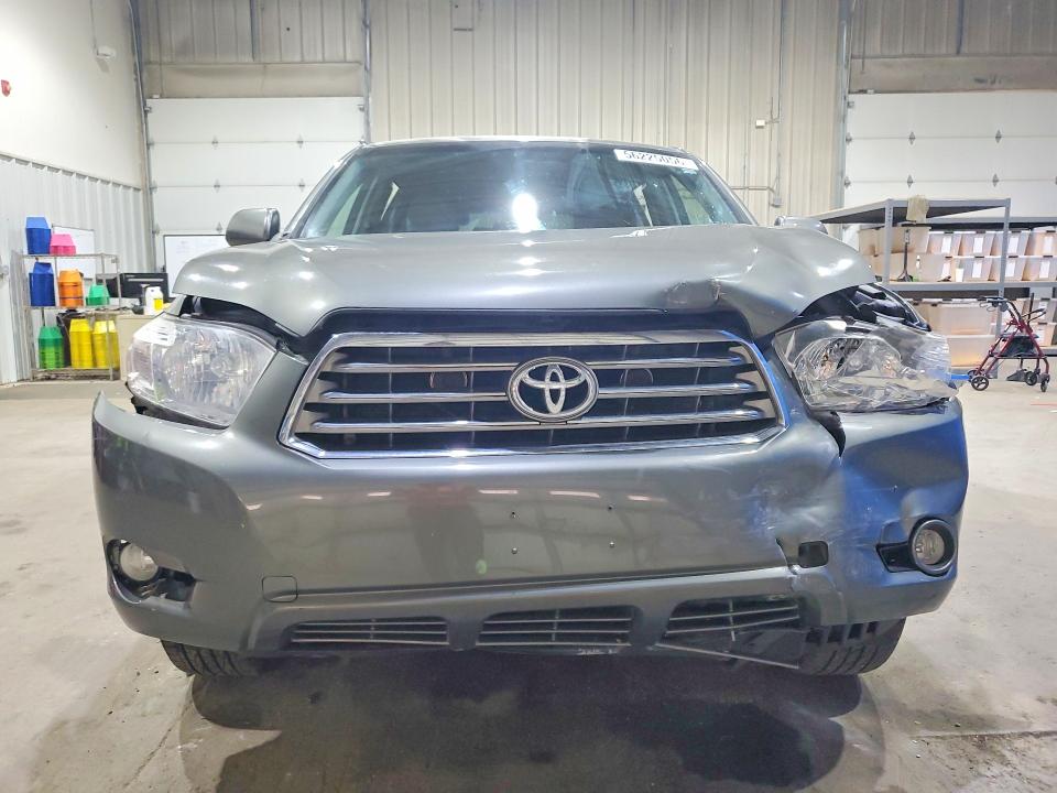 2009 Toyota Highlander VIN JTEES42A692143206 COPART salvage auction — FRONT END, Nh - Cert Of Title-Salvage, sold $150 on 2026-07-30 (photo 5)