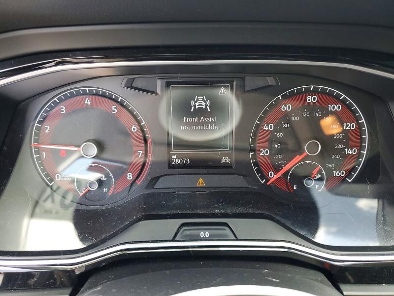 2020 Volkswagen Jetta VIN 3VWCB7BU8LM062387 COPART salvage auction — FRONT END, Tx - Salvage Vehicle Title, sold $5,200 on 2026-07-31 (photo 9)