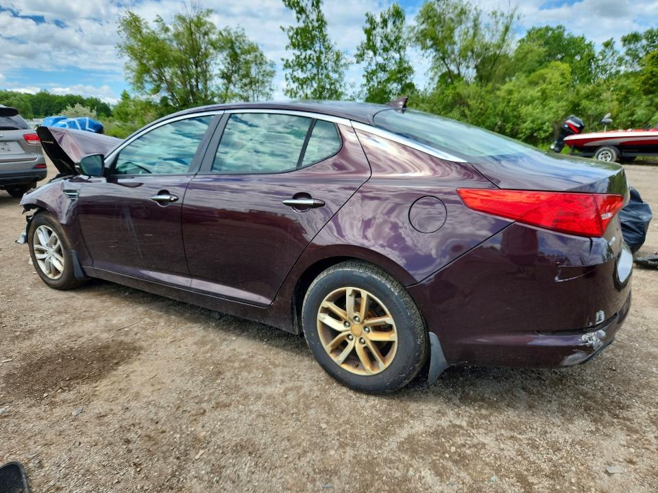 2013 Kia Optima VIN 5XXGM4A75DG198701 COPART salvage auction — FRONT END, Oh - Cert Of Title-Salvage, sold $325 on 2026-07-16 (photo 2)