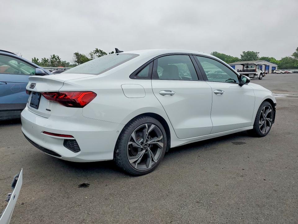 2023 Audi VIN WAUGUDGY0PA075417 COPART salvage auction — FRONT END, NJ - CERT OF TITLE-SLVG LEMON LAW, sold $3,150 on 2026-07-30 (photo 3)