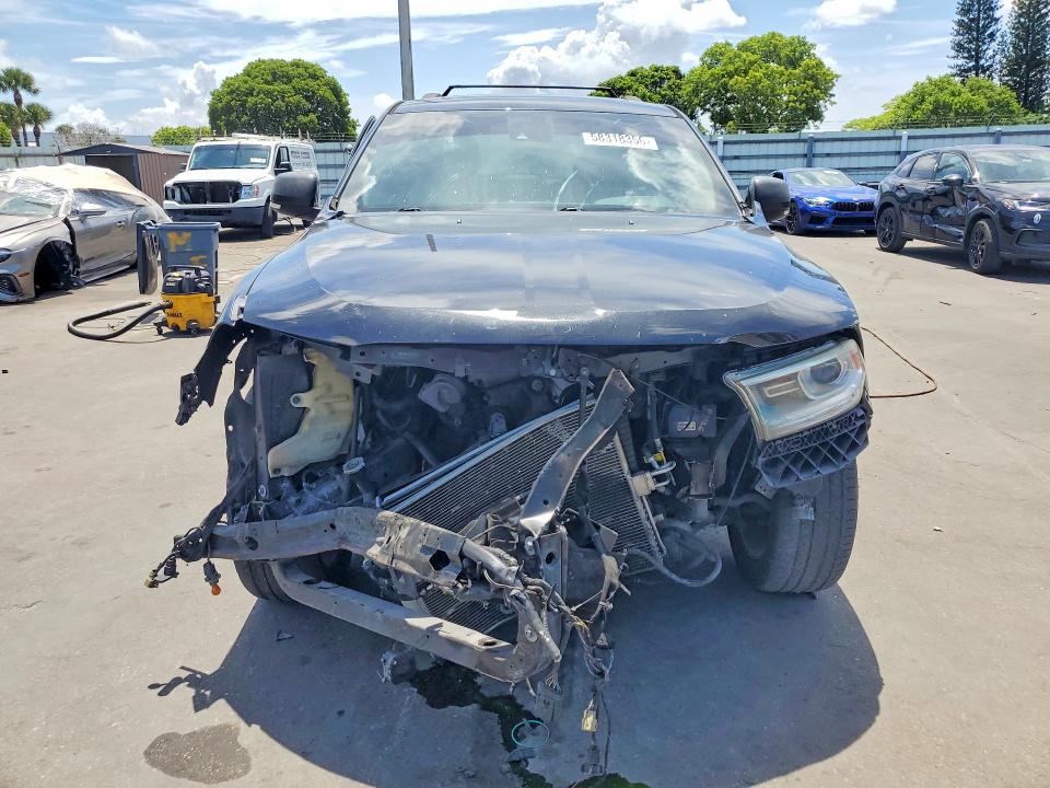 2015 Dodge Durango VIN 1C4RDHEG0FC127855 COPART salvage auction — FRONT END, Fl - Cert Of Title-Rebuilt, sold $1,200 on 2026-07-29 (photo 5)
