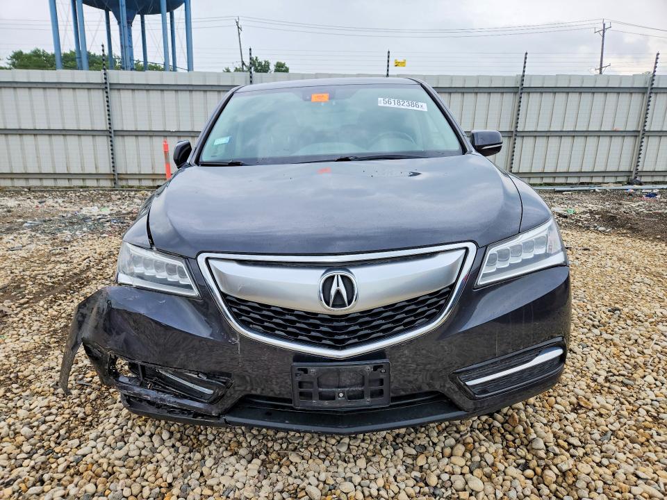 2016 Acura VIN 5FRYD4H40GB029921 COPART salvage auction — FRONT END, Il - Salvage Certificate, sold $2,950 on 2026-07-31 (photo 5)