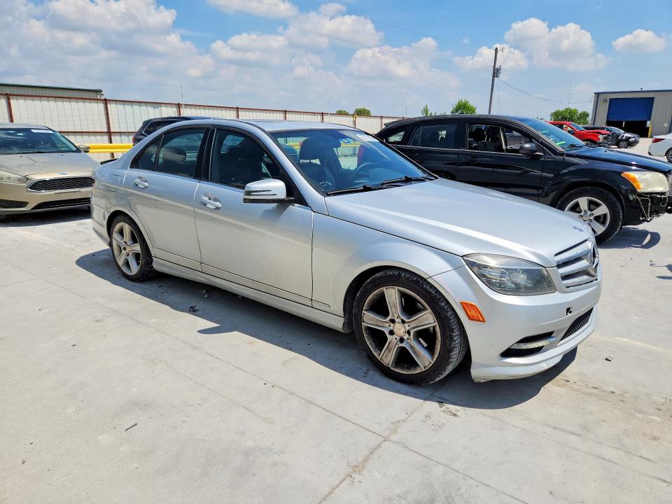 2011 Mercedes-benz C-klasse VIN WDDGF5EB5BA459774 COPART salvage auction — REAR END, TX - SALVAGE VEHICLE TITLE, sold $775 on 2026-07-28 (photo 4)