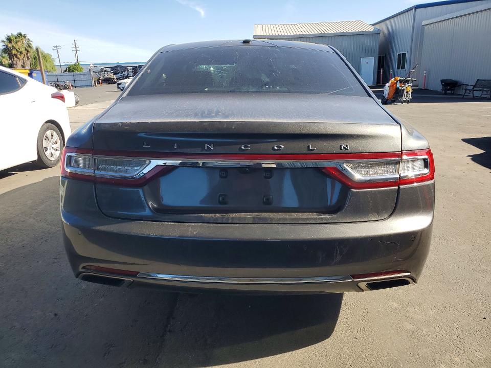 2017 Lincoln Continental VIN 1LN6L9NC8H5614653 COPART salvage auction — FRONT END, Ca - Salvage Certificate, sold $1,100 on 2026-07-09 (photo 6)