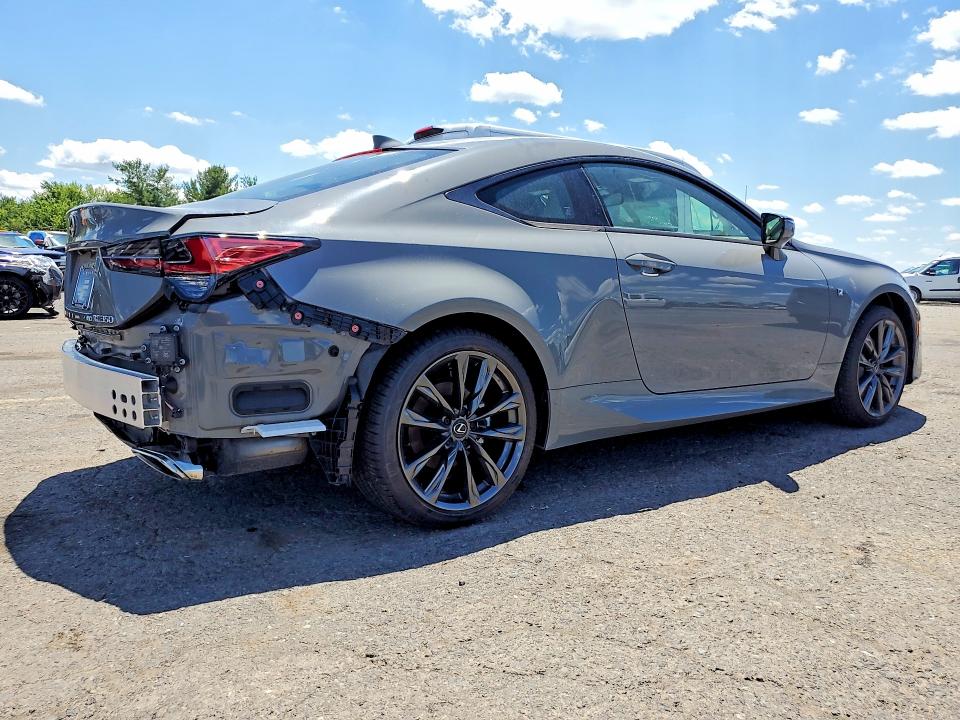2025 Lexus Rc 350 VIN JTHGZ5DC5S5013207 COPART salvage auction — SIDE, PA - CERTIFICATE OF SALVAGE, sold $14,400 on 2026-07-17 (photo 3)
