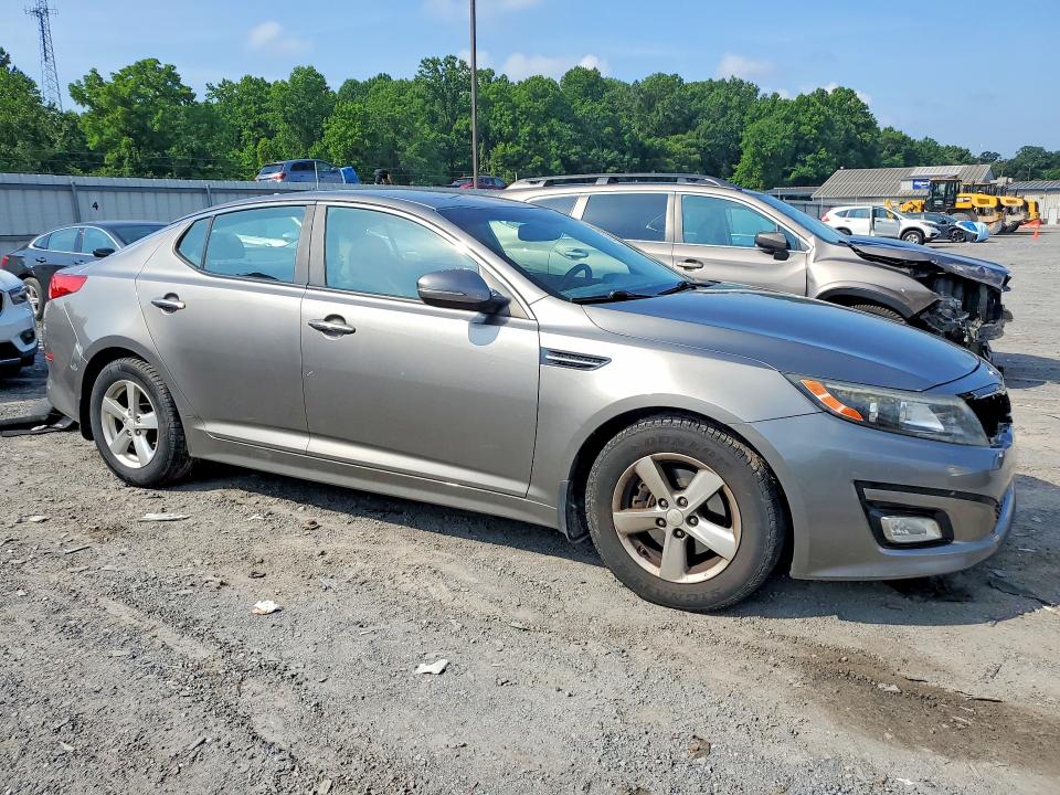 2015 Kia Optima VIN 5XXGM4A78FG515969 COPART salvage auction — FRONT END, Pa - Cert Of Title, sold $850 on 2026-07-23 (photo 4)