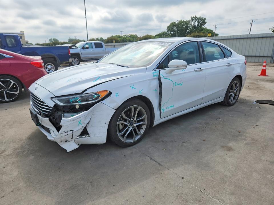 2019 Ford VIN 3FA6P0CD9KR145325 COPART salvage auction — FRONT END, Tx - Salvage Vehicle Title, sold $1,350 on 2026-07-02 (photo 1)