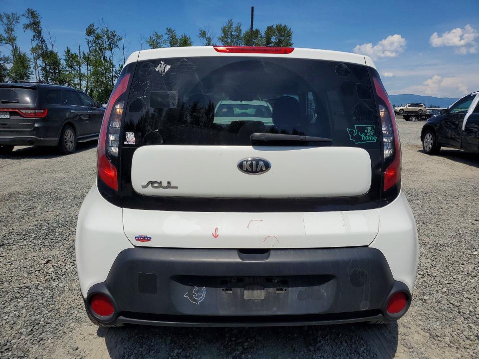 2015 Kia Soul VIN KNDJN2A27F7117740 COPART salvage auction — VANDALISM, Wa - Bill Of Sale, sold $1,150 on 2026-07-06 (photo 6)