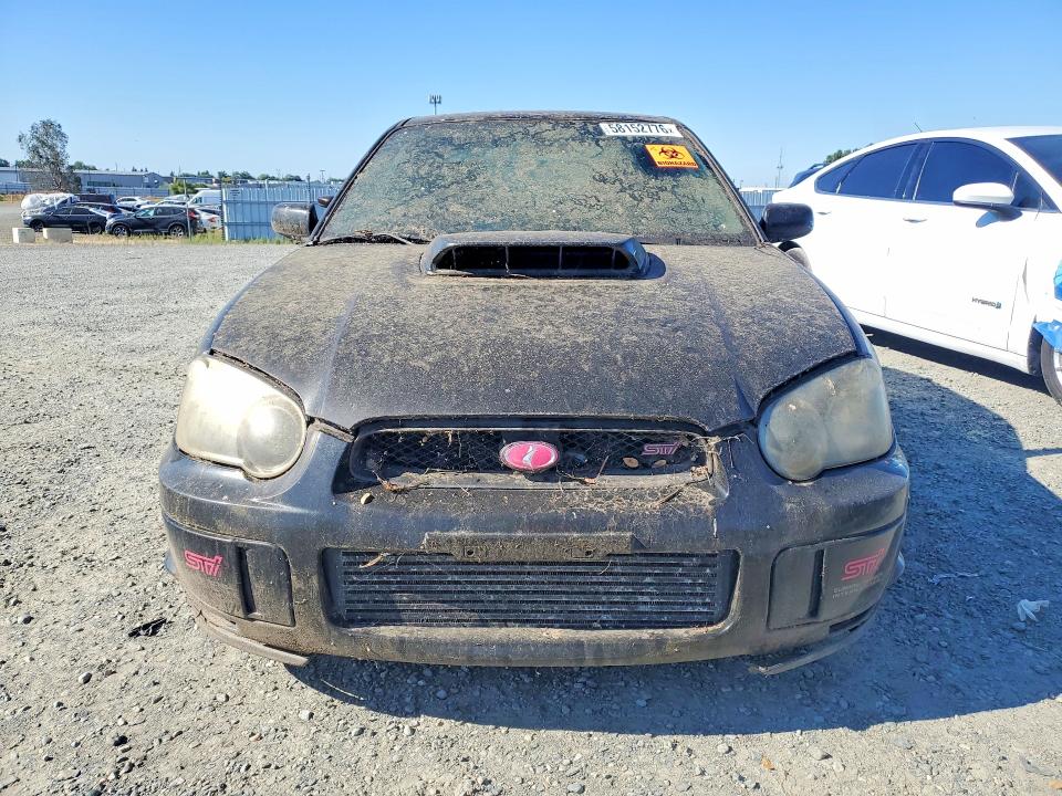 2004 Subaru Impreza VIN JF1GD70674L507343 COPART salvage auction — MINOR DENT/SCRATCHES, Ca - Dis/Dlr/Exp Only Clean Title, sold $6,600 on 2026-07-07 (photo 5)