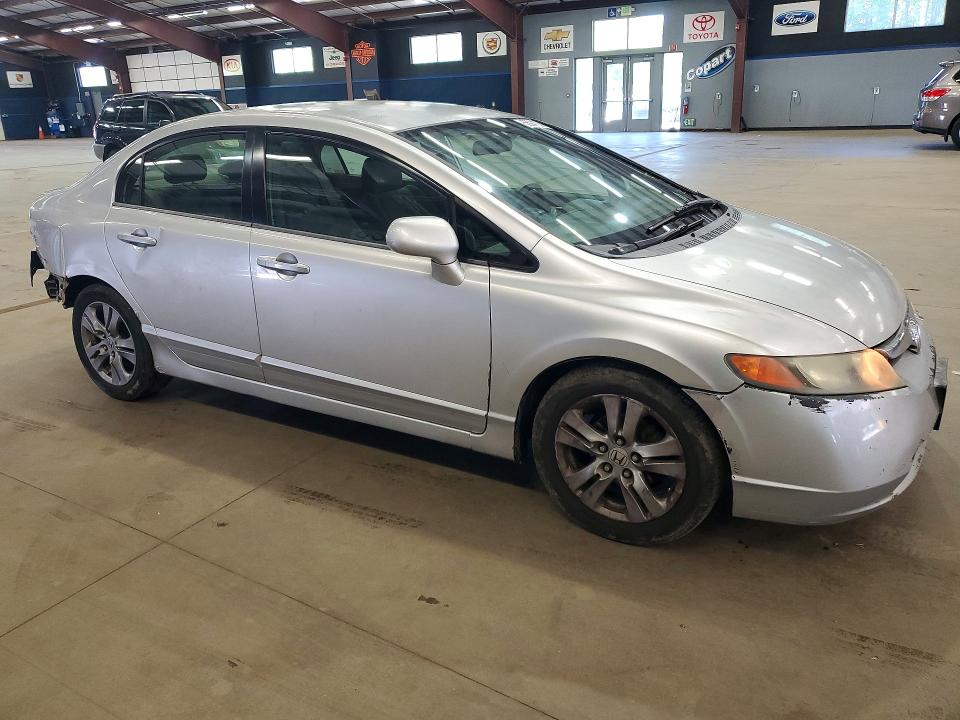 2006 Honda Civic VIN 2HGFA165X6H504531 COPART salvage auction — REAR END, NJ - CERT OF TITLE-SALVAGE, sold $450 on 2026-07-02 (photo 4)
