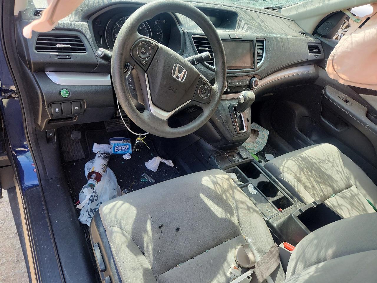 2015 Honda CR-V VIN 5J6RM4H54FL092573 COPART salvage auction — Front End, KS - CERT OF TITLE-SALVAGE, sold $2,700 on 2026-07-07 (photo 8)