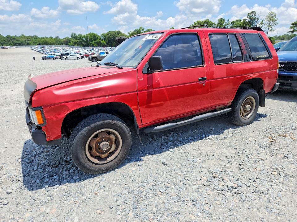 1990 Nissan Pathfinder VIN JN8HD17S1LW215882 COPART salvage auction — FRONT END, GA - CERT OF TITLE-SALVAGE (P), sold $500 on 2026-07-16 (photo 1)