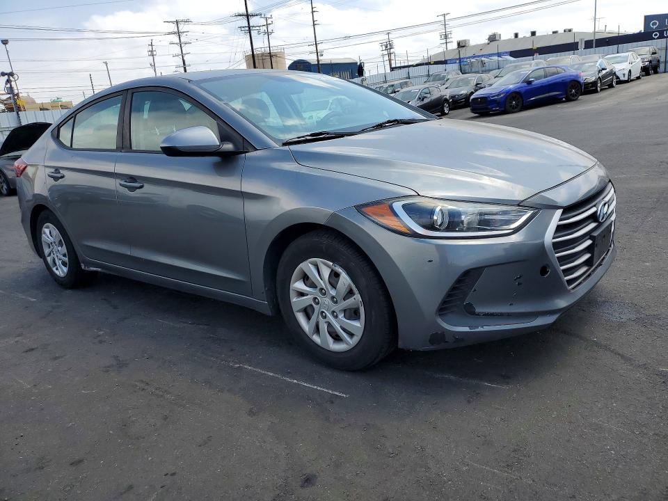 2017 Hyundai Elantra VIN KMHD74LF0HU113354 COPART salvage auction — SIDE, Ca - Salvage Certificate, sold $1,800 on 2026-07-13 (photo 4)