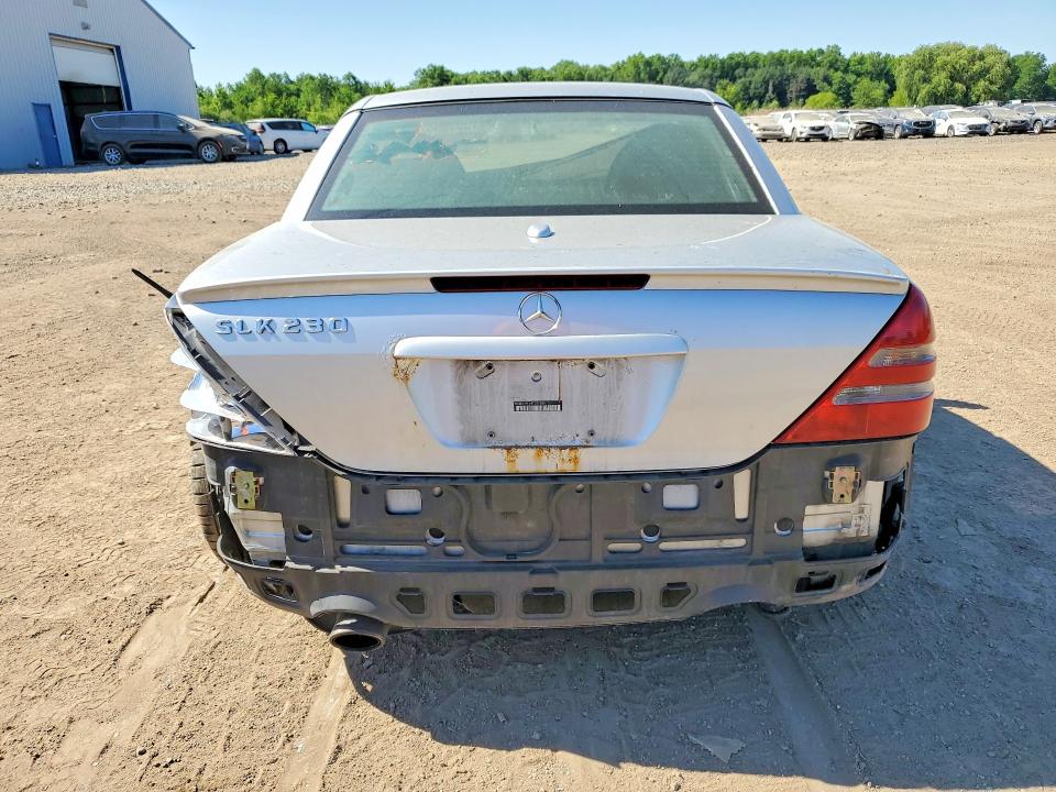 2004 Mercedes-benz Slk-klasse VIN WDBKK49F64F307580 COPART salvage auction — REAR END, Oh - Cert Of Title-Salvage, sold $350 on 2026-07-20 (photo 6)