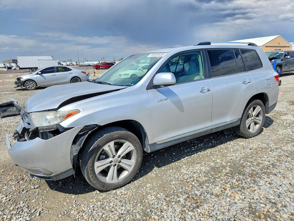 2013 Toyota Highlander VIN 5TDYK3EH0DS116234 COPART salvage auction — FRONT END, Co - Public - Salvage Title, sold $5,800 on 2026-07-09 (photo 1)