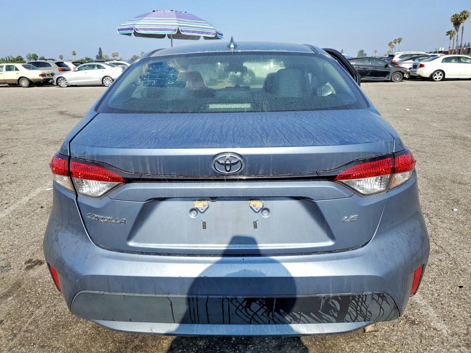 2020 Toyota Corolla VIN 5YFEPRAE1LP094450 COPART salvage auction — SIDE, Ca - Salvage Certificate, sold $4,200 on 2026-07-31 (photo 6)