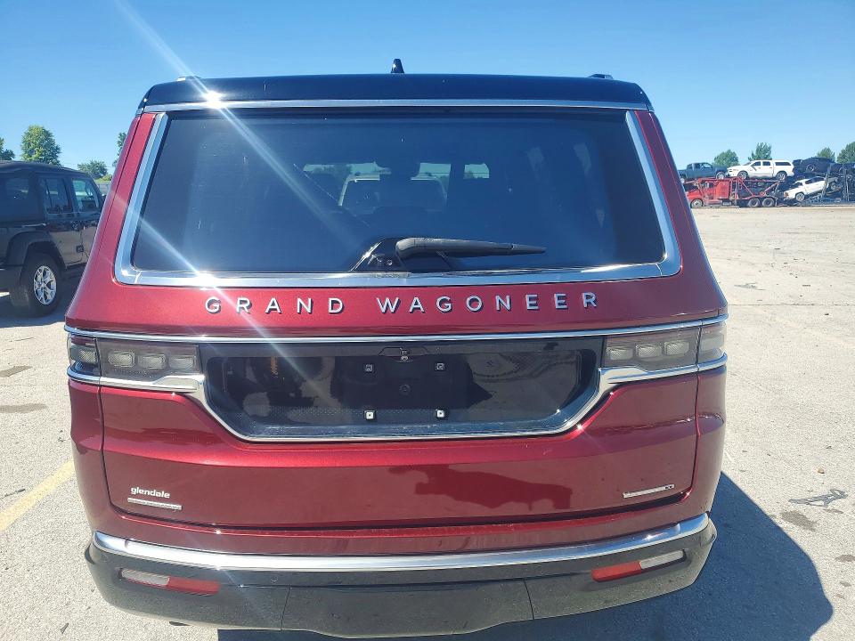 2022 Jeep Grand wagoneer VIN 1C4SJVFJXNS153399 COPART salvage auction — MINOR DENT/SCRATCHES, Mo - Certificate Of Title, sold $41,000 on 2026-07-02 (photo 6)