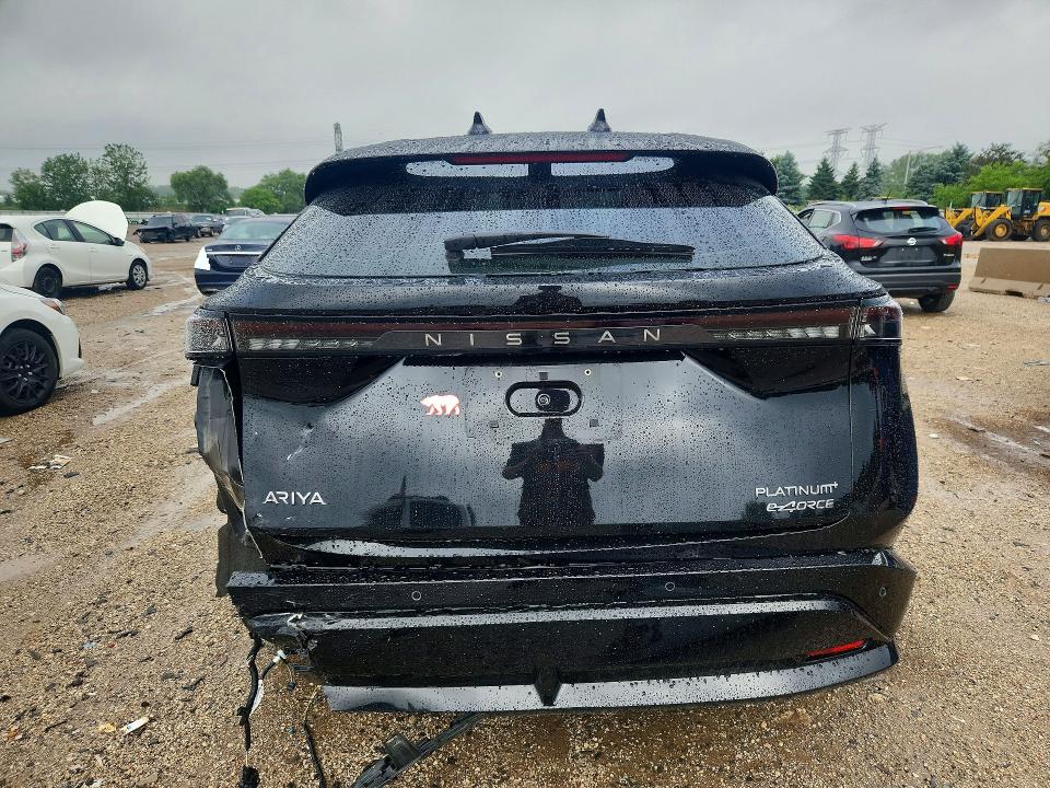 2023 Nissan Ariya VIN JN1DF0CD3PM701216 COPART salvage auction — REAR END, Il - Salvage Certificate, sold $10,700 on 2026-07-21 (photo 6)