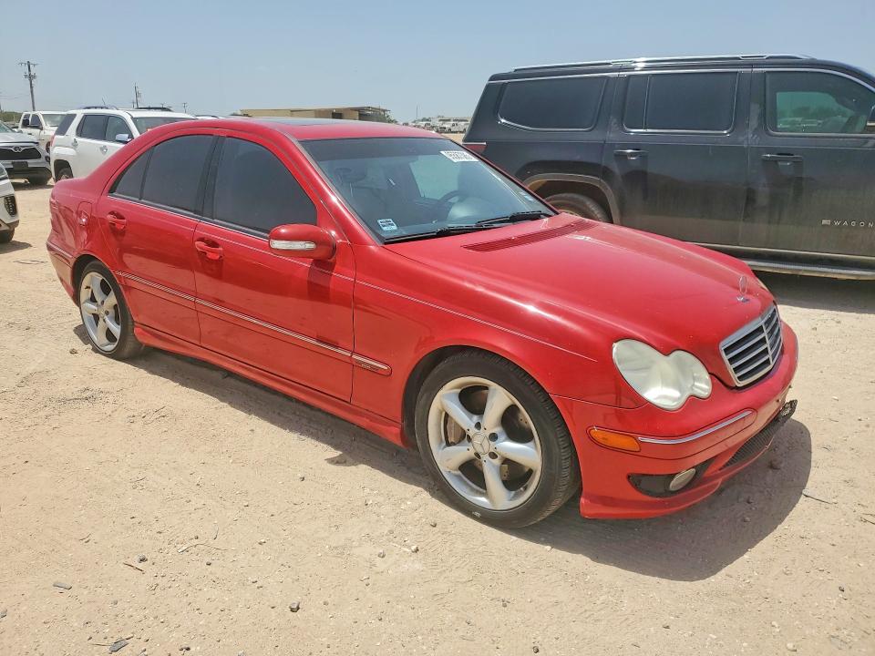 2006 Mercedes-benz C class VIN WDBRF52H56F832007 COPART salvage auction — SIDE, Tx - Salvage Vehicle Title, sold $225 on 2026-07-30 (photo 4)