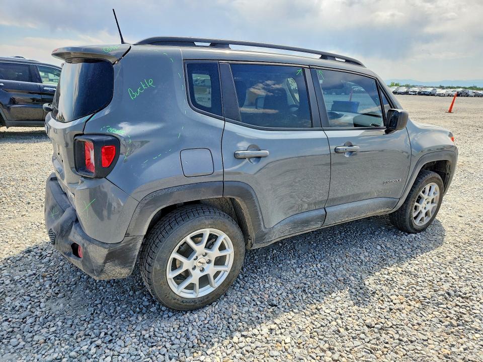 2022 Jeep VIN ZACNJDB15NPN47585 COPART salvage auction — REAR END, Co - Public - Salvage Title, sold $3,800 on 2026-07-21 (photo 3)