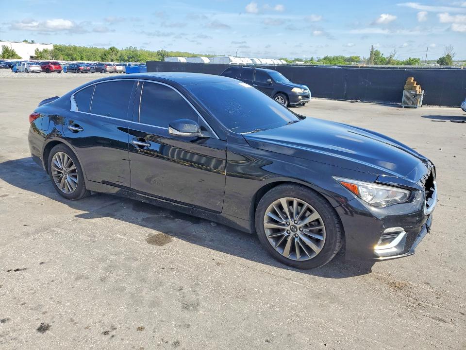 2018 Infiniti Q50 VIN JN1EV7AR4JM440619 COPART salvage auction — FRONT END, Fl - Cert Of Title Slvg Rebuildable, sold $15 on 2026-07-30 (photo 4)