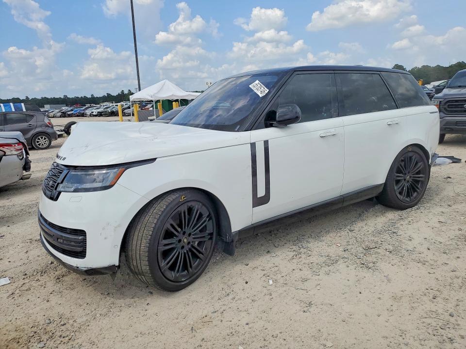 2023 Land rover RANGE ROVER VIN SALKP9E70PA012502 COPART salvage auction — FRONT END, Tx - Salvage Vehicle Title, sold $20,500 on 2026-07-21 (photo 1)