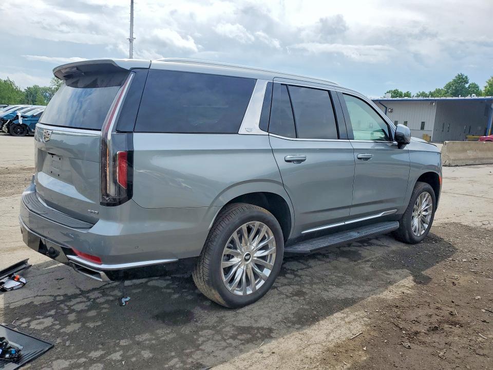 2024 Cadillac Escalade VIN 1GYS4BKLXRR358693 COPART salvage auction — Rear End, NY - MV-907A SALVAGE CERTIFICATE, sold $30,500 on 2026-06-25 (photo 3)