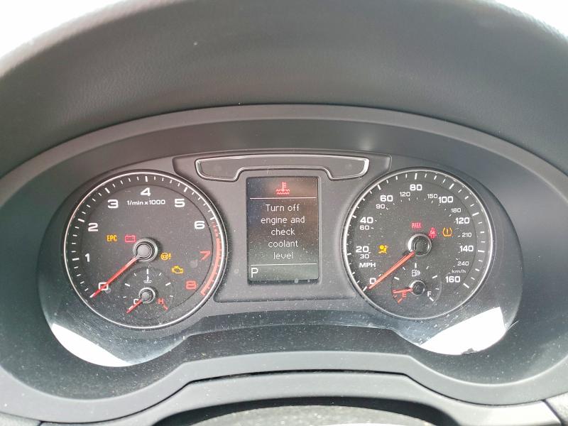 2018 Audi Q3 VIN WA1BCCFS8JR007649 COPART salvage auction — FRONT END, Nc - Salvage Certificate Of Title, sold $1,500 on 2026-07-30 (photo 9)