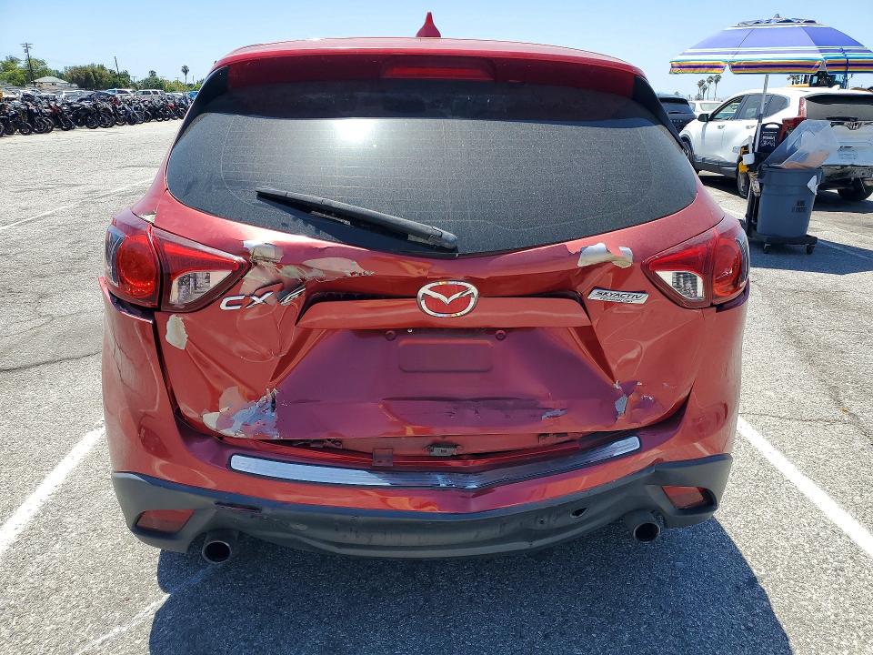 2016 Mazda Cx-5 VIN JM3KE2CY5G0816727 COPART salvage auction — FRONT END, Ca - Salvage Certificate, sold $2,200 on 2026-07-24 (photo 6)