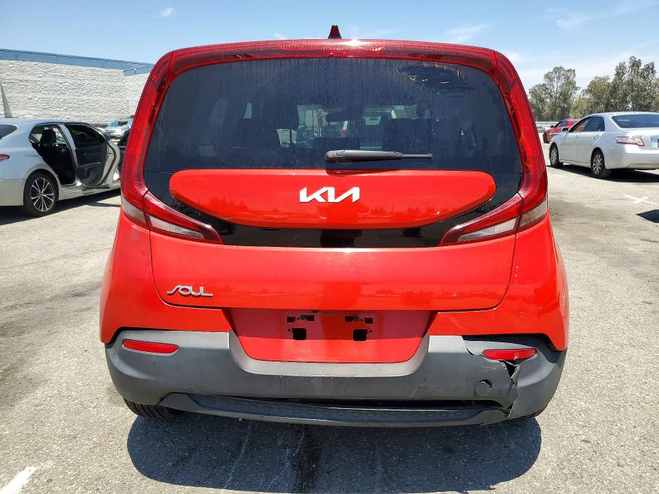 2022 Kia Soul VIN KNDJ23AU0N7186350 COPART salvage auction — FRONT END, Ca - Salvage Certificate, sold $2,750 on 2026-07-28 (photo 6)