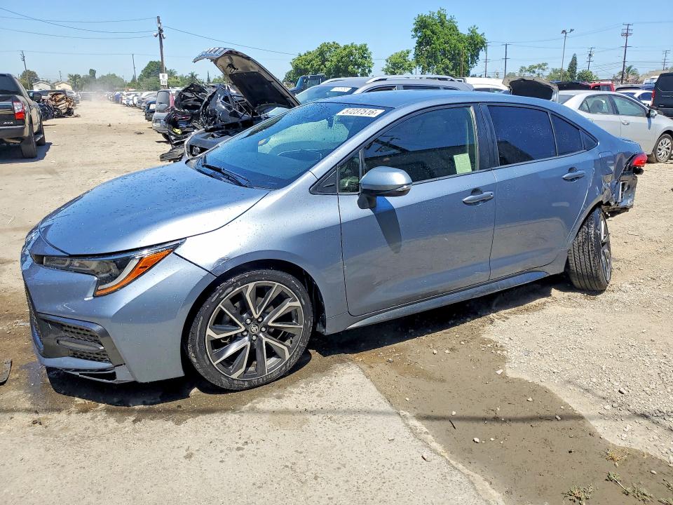2020 Toyota Corolla VIN JTDS4RCE8LJ040043 COPART salvage auction — REAR END, Ca - Salvage Certificate, sold $3,750 on 2026-07-30 (photo 1)