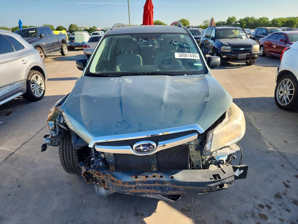 2016 Subaru Forester VIN JF2SJABC7GH440751 COPART salvage auction — FRONT END, Tx - Salvage Vehicle Title, sold $600 on 2026-07-02 (photo 5)