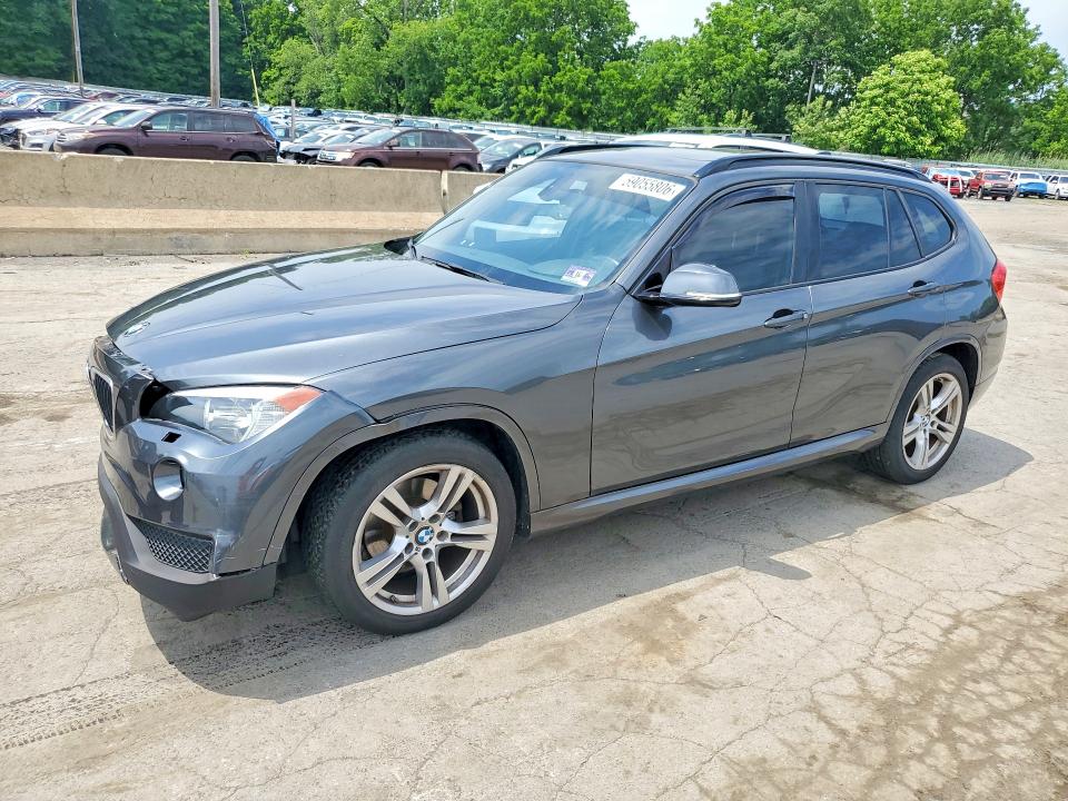 2014 BMW X1 VIN WBAVM1C58EVW46918 COPART salvage auction — FRONT END, Ny - Mv-907A Salvage Certificate, sold $1,100 on 2026-07-07 (photo 1)