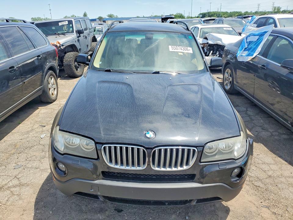 2009 BMW X3 VIN WBXPC93489WJ28220 COPART salvage auction — UNDERCARRIAGE, MI - CERTIFICATE OF TITLE, sold $625 on 2026-07-17 (photo 5)