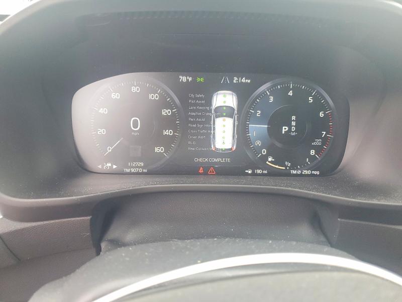 2019 Volvo Xc40 VIN YV4162UK6K2091645 COPART salvage auction — REAR END, Wv - Salvage Certificate, sold $325 on 2026-07-21 (photo 9)
