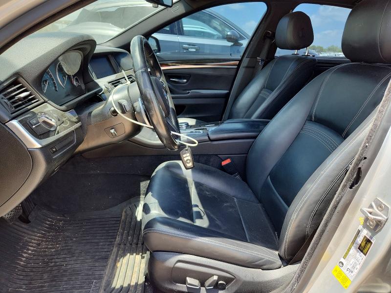 2016 BMW 5er VIN WBA5B1C53GG551681 COPART salvage auction — WATER/FLOOD, Tx - Salvage Title-Flood Damage, sold $2,650 on 2026-08-20 (photo 7)