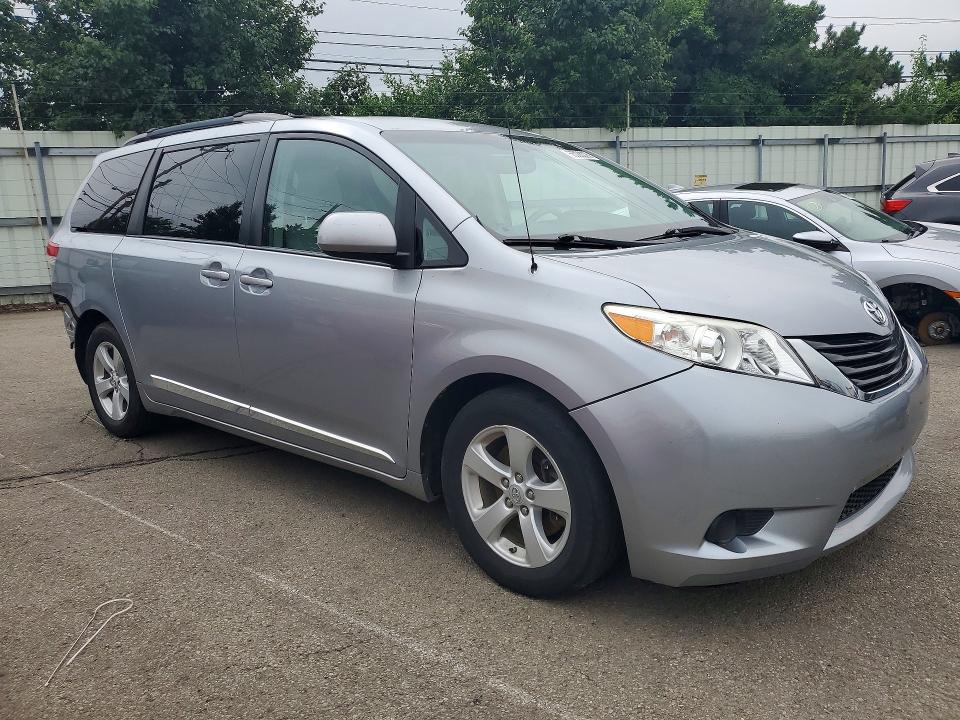 2011 Toyota Sienna VIN 5TDKK3DC5BS163915 COPART salvage auction — REAR END, Oh - Cert Of Title-Salvage, sold $2,100 on 2026-07-06 (photo 4)