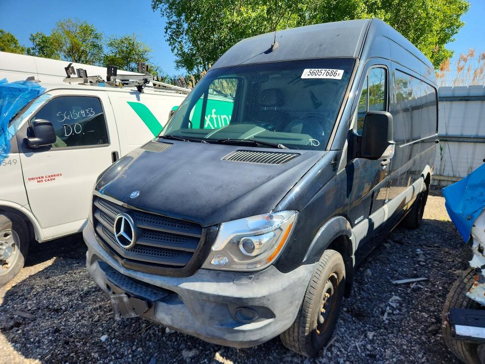 2015 Mercedes-benz Sprinter VIN WD3PE7DC0F5973012 COPART salvage auction — REAR END, Il - Salvage Certificate, sold $1,450 on 2026-07-07 (photo 1)