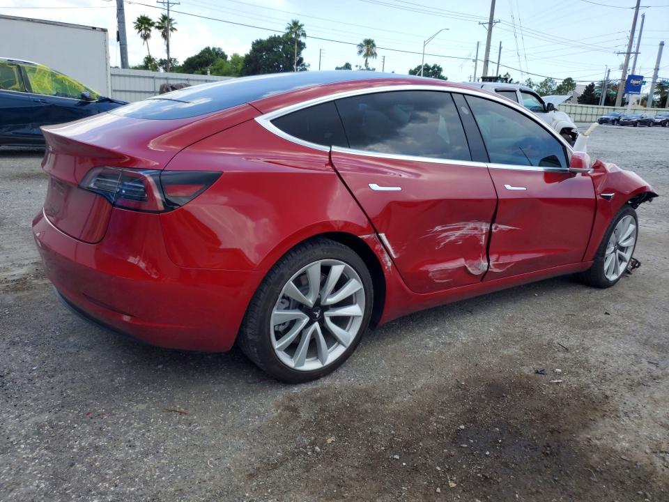 2018 Tesla Model 3 VIN 5YJ3E1EA2JF153987 COPART salvage auction — FRONT END, FL - CERT OF TITLE SLVG REBUILDABLE, sold $1,600 on 2026-07-24 (photo 3)