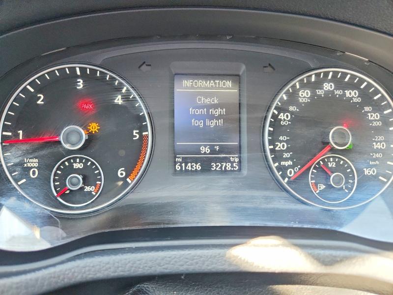 2014 Volkswagen VIN 1VWCN7A32EC046870 COPART salvage auction — FRONT END, Nm - Cert Of Title-Salvage, sold $2,400 on 2026-07-22 (photo 9)