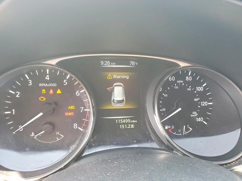 2015 Nissan Rogue VIN KNMAT2MT3FP527106 COPART salvage auction — REAR END, CA - SALVAGE CERTIFICATE, sold $1,250 on 2026-07-28 (photo 9)