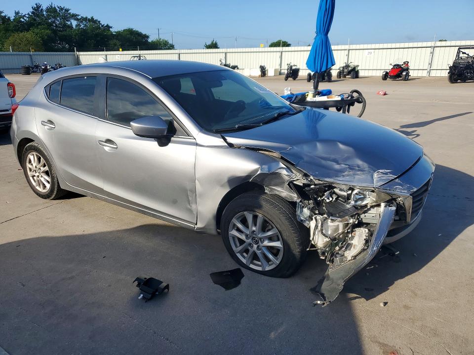 2014 Mazda VIN JM1BM1L78E1182222 COPART salvage auction — FRONT END, Tx - Salvage Vehicle Title, sold $1,350 on 2026-07-09 (photo 4)