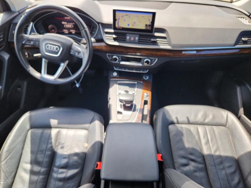 2018 Audi Q5 VIN WA1BNAFY6J2053024 COPART salvage auction — Burn Engine, CT - CERT OF TITLE-SALVAGE, sold $6,000 on 2026-07-14 (photo 8)
