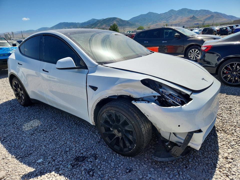 2021 Tesla Model y VIN 5YJYGDEE2MF278769 COPART salvage auction — FRONT END, Ut - Salvage Certificate, sold $9,200 on 2026-07-24 (photo 4)