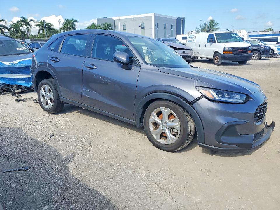 2025 Honda Hr-v VIN 3CZRZ1H35SM722088 COPART salvage auction — FRONT END, Fl - Certificate Of Destruction, sold $5,600 on 2026-07-09 (photo 4)