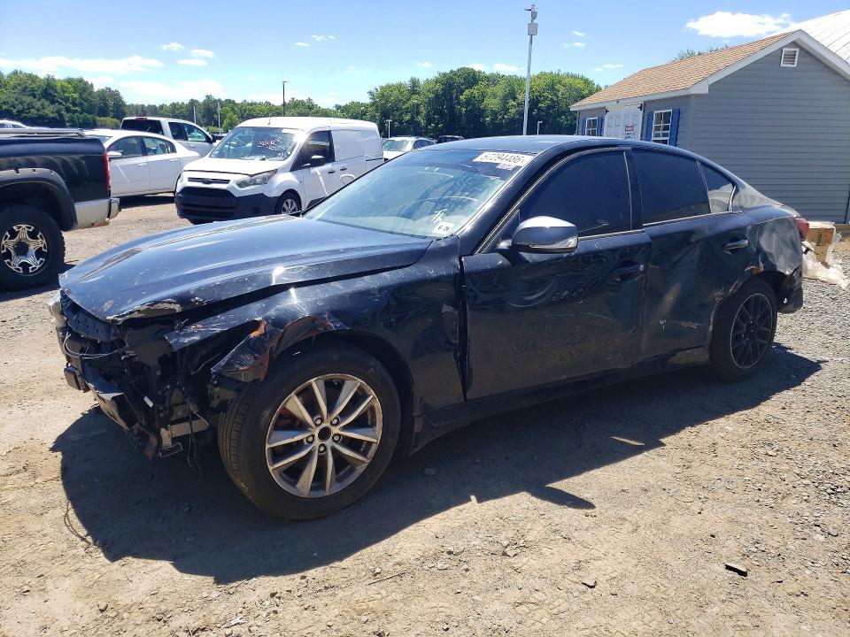 2021 Infiniti Q50 VIN JN1EV7AP7MM701423 COPART salvage auction — ALL OVER, IN - CERTIFICATE OF TITLE (P), sold $4,450 on 2026-07-27 (photo 1)